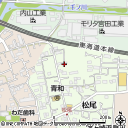 神奈川県茅ヶ崎市松尾3-34周辺の地図
