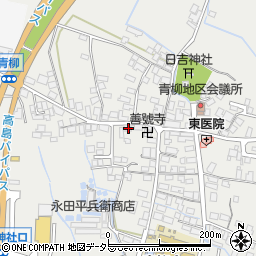 滋賀県高島市安曇川町青柳1077周辺の地図