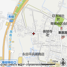 滋賀県高島市安曇川町青柳1106周辺の地図