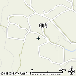 京都府福知山市印内馬場周辺の地図