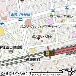 ザ・パーク平塚紅谷町第３駐車場周辺の地図