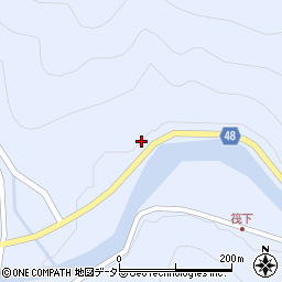 兵庫県養父市大屋町筏610周辺の地図