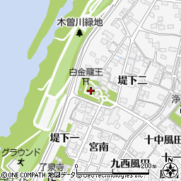 若宮神明社周辺の地図