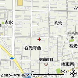 愛知県一宮市今伊勢町馬寄呑光寺西23-6周辺の地図