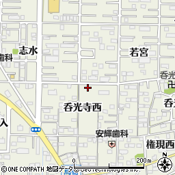 愛知県一宮市今伊勢町馬寄呑光寺西23周辺の地図