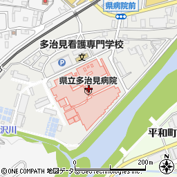 十六銀行岐阜県立多治見病院 ＡＴＭ周辺の地図
