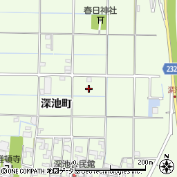 岐阜県大垣市深池町136周辺の地図