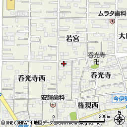 愛知県一宮市今伊勢町馬寄呑光寺西40周辺の地図