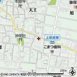 愛知県江南市上奈良町神明41周辺の地図