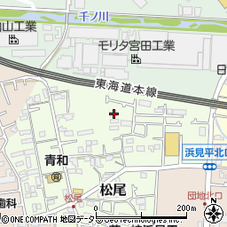 神奈川県茅ヶ崎市松尾3-4周辺の地図