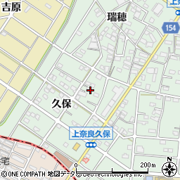 愛知県江南市上奈良町久保32周辺の地図