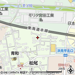 神奈川県茅ヶ崎市松尾3-3-11周辺の地図