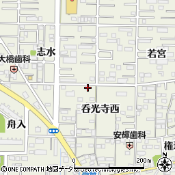 愛知県一宮市今伊勢町馬寄呑光寺西22周辺の地図