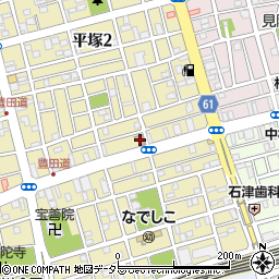 平塚本宿郵便局 ＡＴＭ周辺の地図