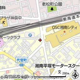 コーラル湘南平塚周辺の地図
