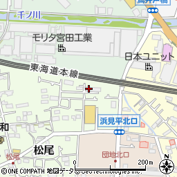 神奈川県茅ヶ崎市松尾1-35周辺の地図
