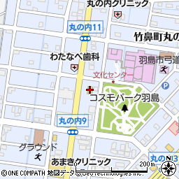 セブンイレブン羽島竹鼻町丸の内店周辺の地図
