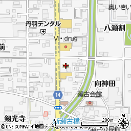 セブンイレブン一宮奥町神田店周辺の地図