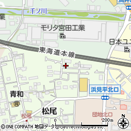 神奈川県茅ヶ崎市松尾2-36周辺の地図