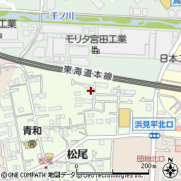 神奈川県茅ヶ崎市松尾3-3-15周辺の地図