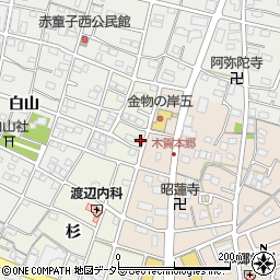 愛知県江南市木賀町杉41周辺の地図