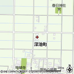 岐阜県大垣市深池町197周辺の地図