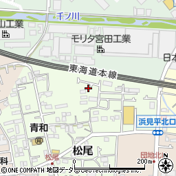 神奈川県茅ヶ崎市松尾3-3-9周辺の地図