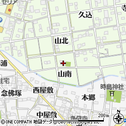 愛知県一宮市瀬部山北92周辺の地図
