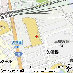 神奈川県平塚市久領堤周辺の地図