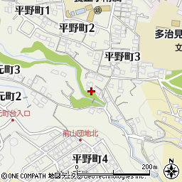 岐阜県多治見市平野町周辺の地図
