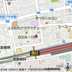 満天酒場 平塚店周辺の地図