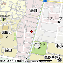 愛知県犬山市藪畔126-1周辺の地図