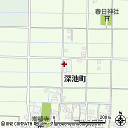 岐阜県大垣市深池町129周辺の地図