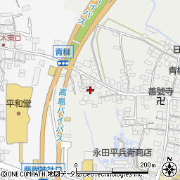 滋賀県高島市安曇川町青柳231周辺の地図