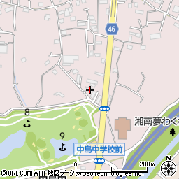 神奈川県茅ヶ崎市中島1201-2周辺の地図