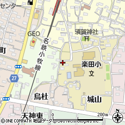 愛知県犬山市城山111周辺の地図