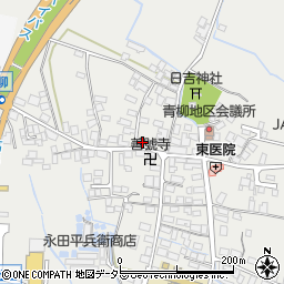 滋賀県高島市安曇川町青柳1075周辺の地図