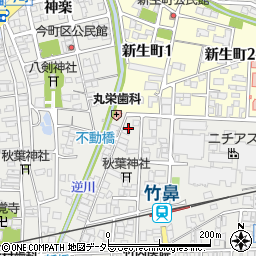 岐阜県羽島市竹鼻町狐穴3359-1周辺の地図