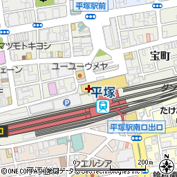和ごはんとカフェｃｈａｗａｎ　ラスカ平塚店周辺の地図