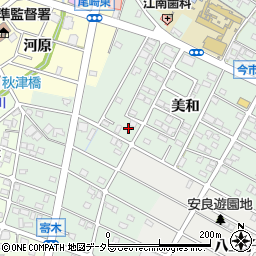 愛知県江南市今市場町美和28周辺の地図