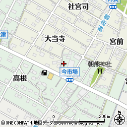 愛知県江南市今市場町高根86周辺の地図