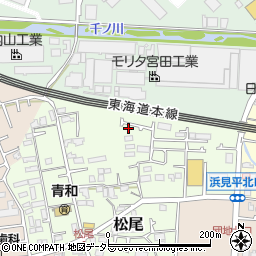 神奈川県茅ヶ崎市松尾3-3-7周辺の地図
