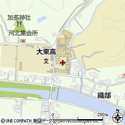 島根県立大東高等学校周辺の地図