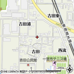 愛知県一宮市今伊勢町馬寄吉田周辺の地図