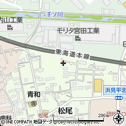 神奈川県茅ヶ崎市松尾3-3-6周辺の地図