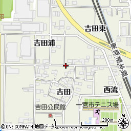 愛知県一宮市今伊勢町馬寄（吉田）周辺の地図