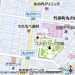 岐阜県羽島市竹鼻町丸の内10丁目72周辺の地図