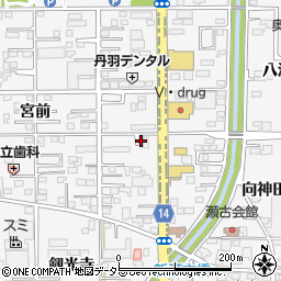 愛知県一宮市奥町神田26-3周辺の地図