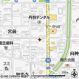 愛知県一宮市奥町神田26-5周辺の地図