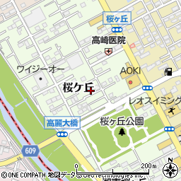 神奈川県平塚市桜ケ丘6-51-1周辺の地図